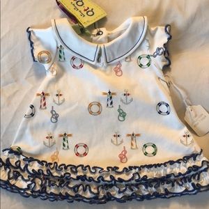 Kissy kissy dress 0-3 month NWT